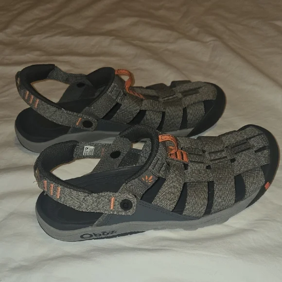 Womans Oboz Campster Sandals Size 10 Gray And Pink - Picture 3 of 10